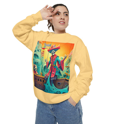 Skeleton Crew of the Misty Seas Unisex Garment-Dyed Sweatshirt