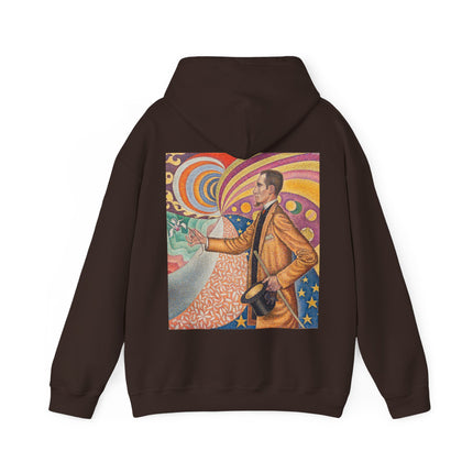 Portrait of Felix Feneon by Paul Signac Heavy Blend™ Hooded Sweatshirt