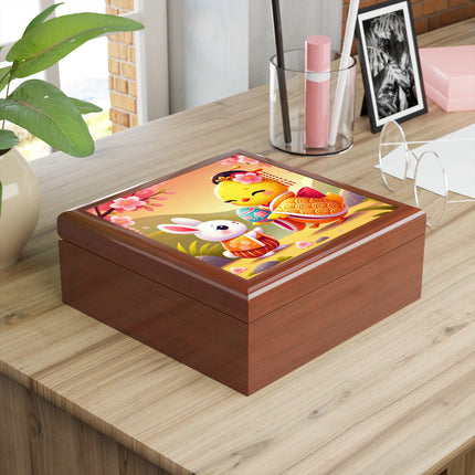 Whimsical Springtime Exchange Jewelry Box