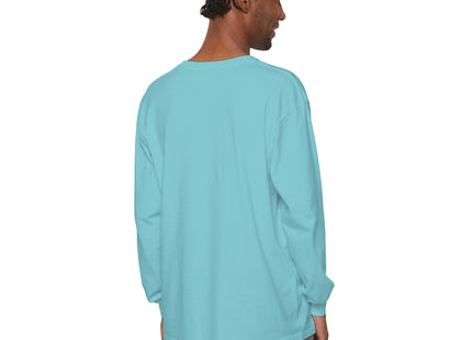 Cyberpunk Leopard Garment-dyed Long Sleeve T-Shirt