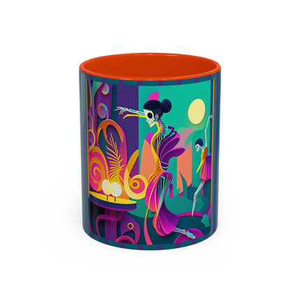 Dance of the Skeleton Ballerinas Colorful Mugs (11oz, 15oz)