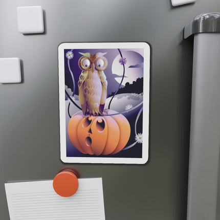 The Startled Pumpkin Die-Cut Magnets (5 Sizes)