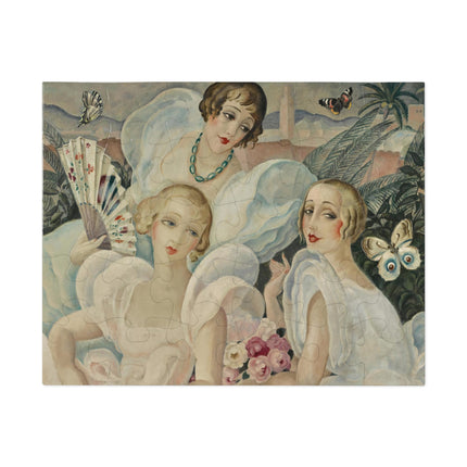 Les Femmes Fatales by Gerda Wegener Jigsaw Puzzle (30, 110, 252, 500-Piece)