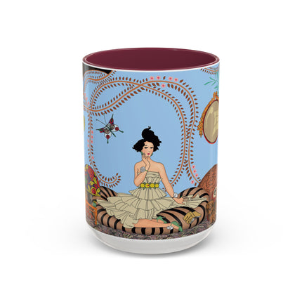 Minuit … ou l’appartement à la mode by George Barbier Colorful Mugs (11oz, 15oz)