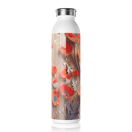 Poppy Fairy Slim Water Bottle
