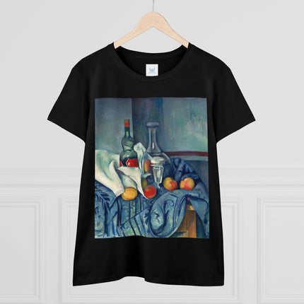 The Peppermint Bottle by Paul Cézanne Women's Midweight Cotton Tee