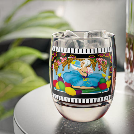Blooms and Chicks Whiskey Glass