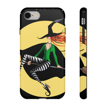 A Witch’s Moonlit Flight Phone Cases