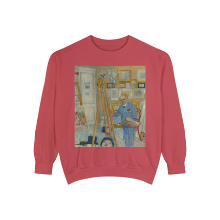 The Skeleton Painter by James Ensor Garment-Dyed Sweatshirt