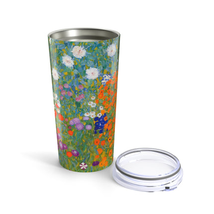 Cottage Garden by Gustav Klimt Tumbler 20oz