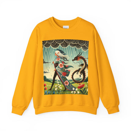 The Dragon Fairy’s Stride Heavy Blend™ Crewneck Sweatshirt
