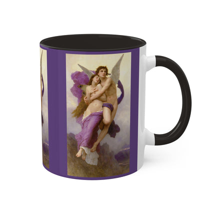 The Abduction of Psyche by William Bouguereau Colorful Mugs, 11oz