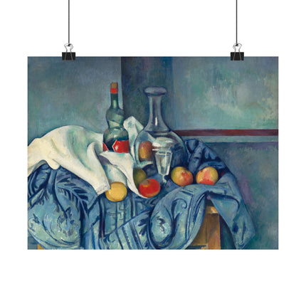 The Peppermint Bottle by Paul Cézanne Matte Horizontal Posters