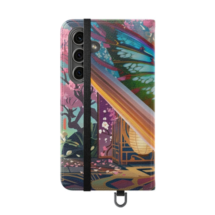 🦊🦋 Cyber Kitsune Butterfly Guardian Phone Case – Neon Magic & Digital Dreams