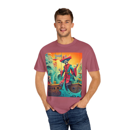 Skeleton Crew of the Misty Seas Unisex Garment-Dyed T-shirt
