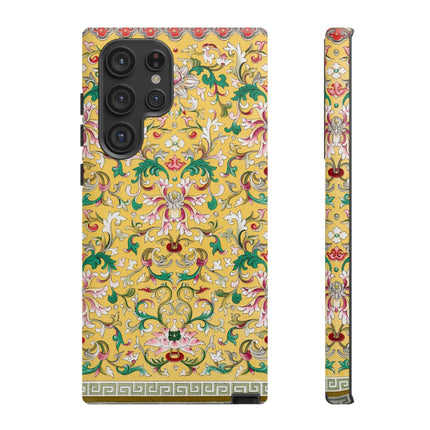 Yellow Botanical Pattern by Owen Jones Phone Cases