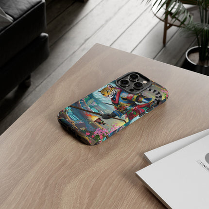 Cyberpunk Leopard Phone Cases