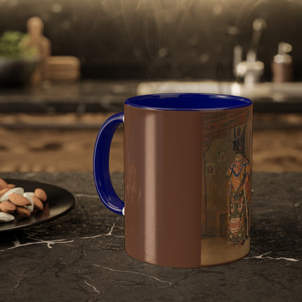 A Buddhist Lama at a Feast at Pemionchi Monastery by Vasily Vereshchagin Colorful Mugs, 11oz