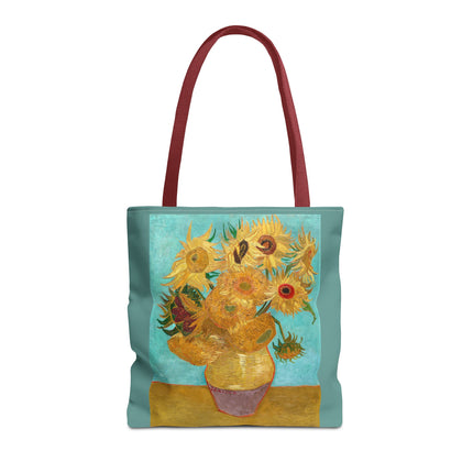 Vase with Twelve Sunflowers by Vincent Van Gogh Tote Bag (AOP)