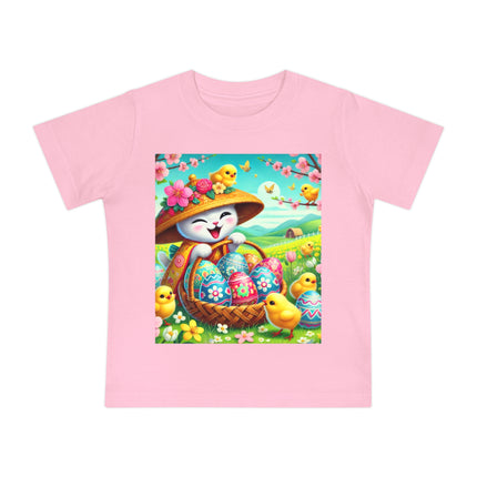 Geisha Kitten’s Easter Delight Baby Short Sleeve T-Shirt