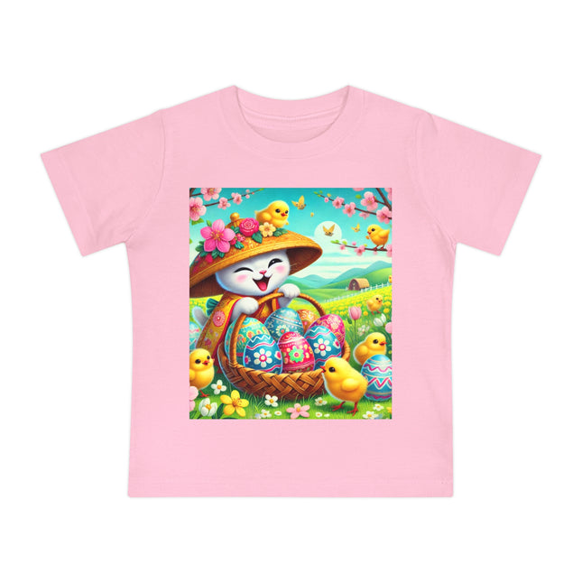 Geisha Kitten’s Easter Delight Baby Short Sleeve T-Shirt