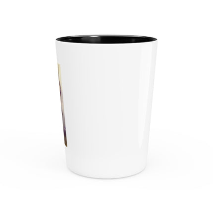 The Abduction of Psyche by William Bouguereau Ceramic Shot Glass