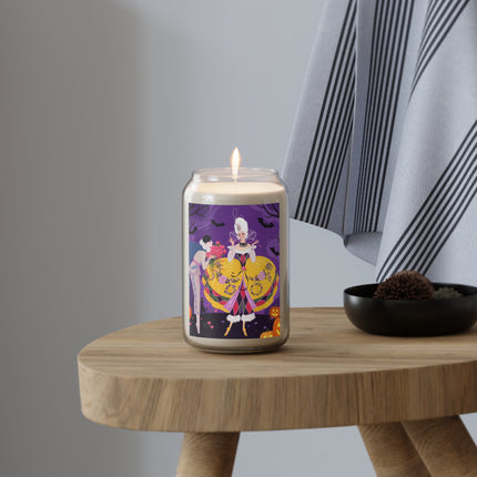 🎭🌹 The Harlequin Rose Masquerade Scented Soy Candle – Theatrical Halloween Romance