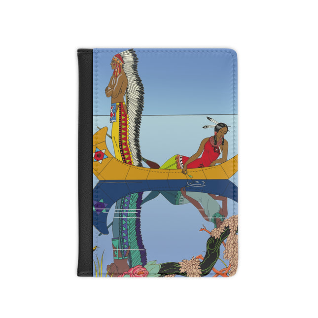 Le long du Missouri (Indian couple on the Missouri River) by George Barbier Passport Cover