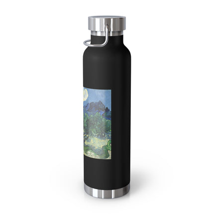 Olive Trees by Vincent Van Gogh Copper Vacuum Insulated Bottle, 22oz