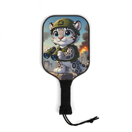 Snow Leopard Lookout Pickleball Kit – Stealthy Spotted Adventure & Epic Play