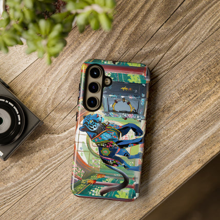 Cyber Panther's Hunt Phone Cases