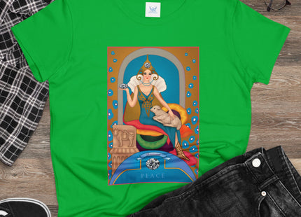 April & Diamond (from the Gem Series) by Sofia Chiostri Women's Midweight Cotton Tee