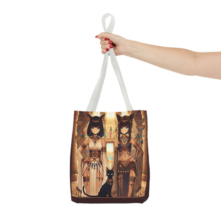 The Egyptian Priestess Cats Tote Bag – Temple Guardians & Ancient Grace