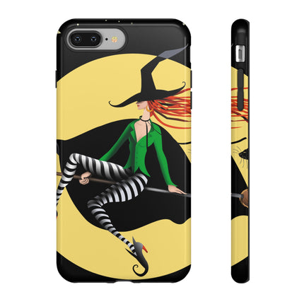 A Witch’s Moonlit Flight Phone Cases