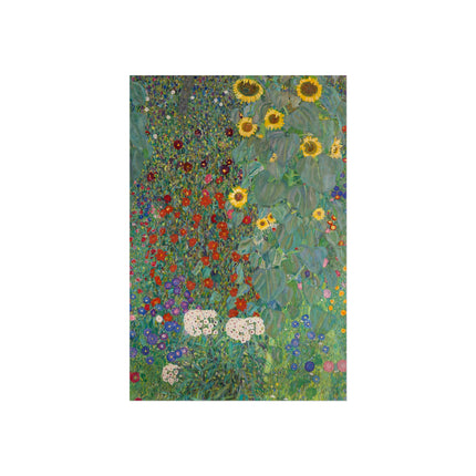 Farm Garden with Sunflowers by Gustav Klimt Fine Art Posters