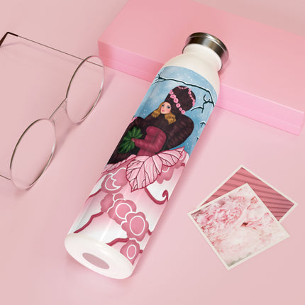 Winter Rose Empress Slim Water Bottle