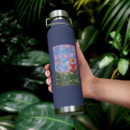 Whimsical Moments Copper Vacuum Insulated Bottle, 22 oz