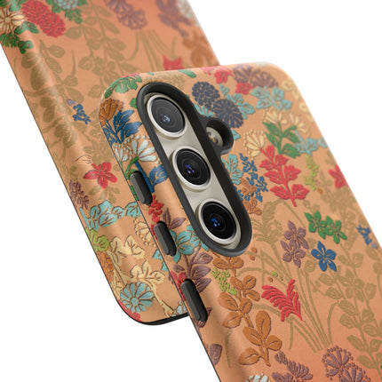 Ornamental Japanese Flower Pattern Phone Cases