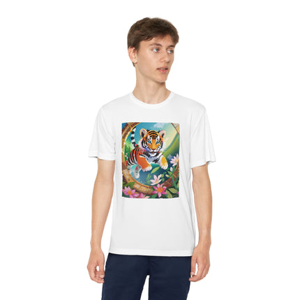 Majestic Tiger Cub Youth Competitor Tee – Courage, Adventure & Fiery Spirit