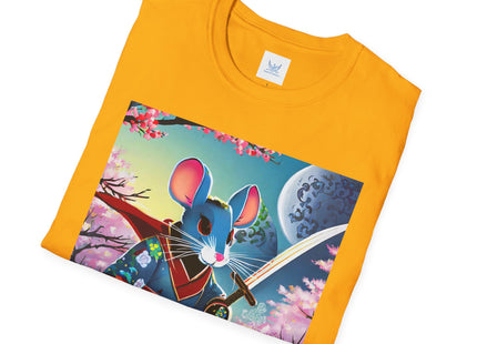 Cyber Samurai Rat Softstyle T-Shirt