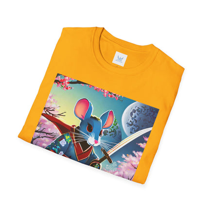Cyber Samurai Rat Softstyle T-Shirt