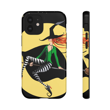 A Witch’s Moonlit Flight Phone Cases