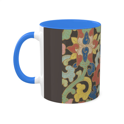 Examples of Chinese Ornament, Pl.12 by Owen Jones Colorful Mugs, 11oz