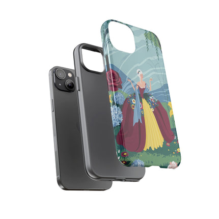 🌹🌿 The Willow Garden Promenade Phone Case – Art Deco Floral Elegance