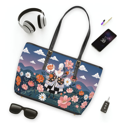 🌸🎀 The Grand Floral Promenade Shoulder Bag – Art Deco Fashion Fantasy