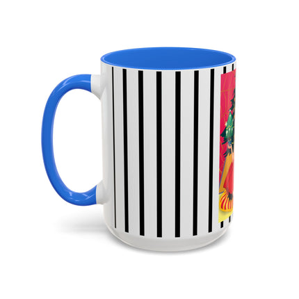 Art Deco Christmas Enchantment Colorful Mugs (11oz, 15oz)