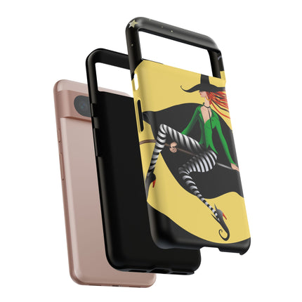 A Witch’s Moonlit Flight Phone Cases