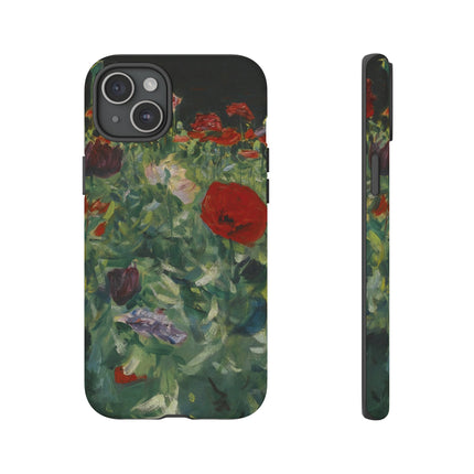 Poppies (A Study of Poppies for Carnation, Lily, Lily, Rose) by John Singer Sargent Phone Cases