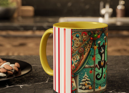 Mischief in Tinselland Colorful Mugs (11oz, 15oz)