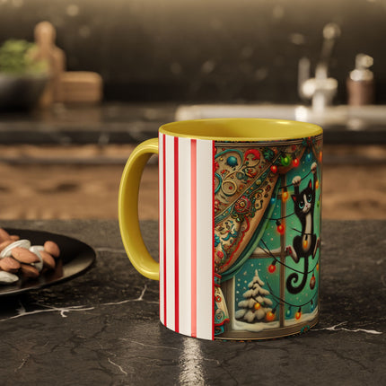Mischief in Tinselland Colorful Mugs (11oz, 15oz)